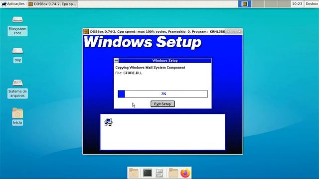 Windows 3.11 DOSBox no armbian rk322x MXQ PRO 4K смотреть онлайн