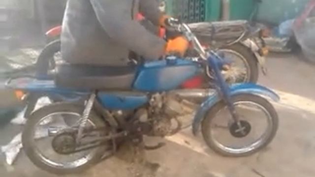 забота о наших ,младших) Мокик дельта СССР, запуск смотреть онлайн