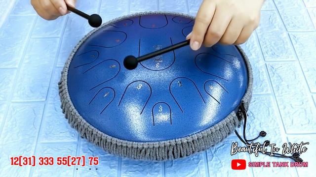Beautiful In White (West Life) - Simple Tank Drum Cover with Tabs смотреть онлайн
