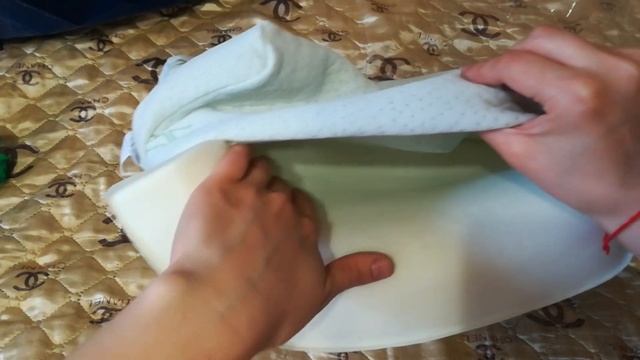 Ортопедическая подушка из Китая. Распаковка №2.  Orthopedic Pillow From China.  Unpacking #2