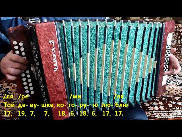 Букет (Разбор на гармони) А.Барыкин. Я буду долго гнать велосипед... смотреть онлайн