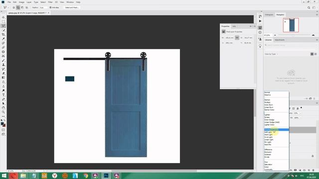 Как перекрасить дверь в Photoshop смотреть онлайн