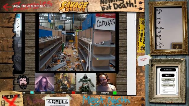 Savage Worlds Zombie Apocalypse, Episode 33 "War Of The Dead, And The Dead Shall Walk The Earth" смотреть онлайн