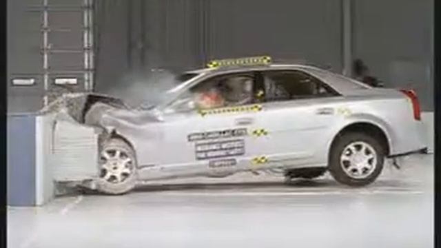 Cadillac CTS crash test смотреть онлайн
