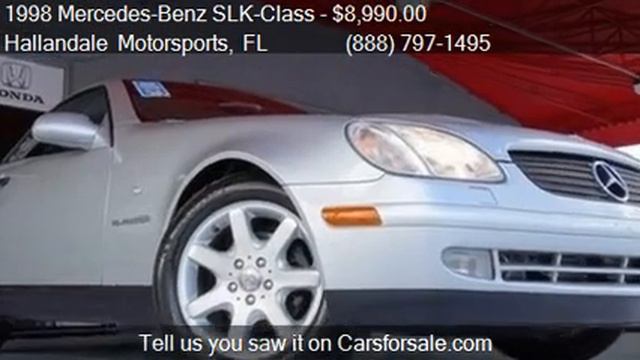 1998 Mercedes-Benz SLK-Class SLK230 2dr Supercharged Convert