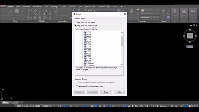 Excluir Blocos Da Lista Do AUTOCAD - Comando PURGE