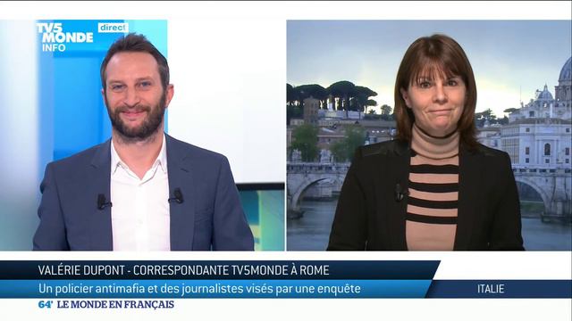 Le 64' - L'actualité du venderdi 8 mars 2024 dans le monde - TV5MONDE смотреть онлайн