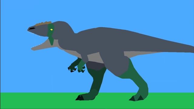 fnf dinosaur carcharogontosaurus over head (stick nodes.) смотреть онлайн