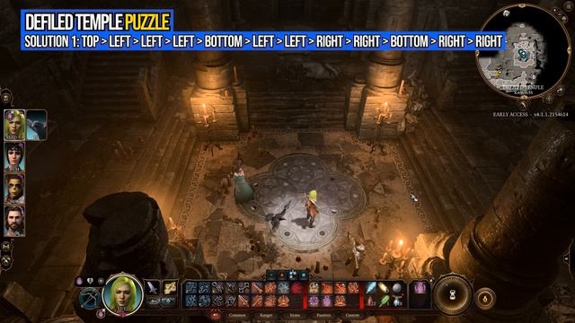 Defiled Temple Stone Disc Puzzle Baldur's Gate 3 смотреть онлайн
