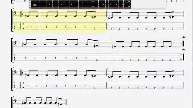 Bloodhound Gang The I hope you die BASS GUITAR TABLATURE смотреть онлайн