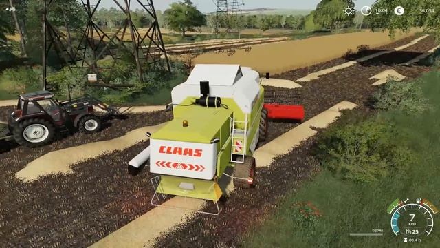 Harvesting oats with Claas harvester | Starowies | Farming Simulator 2019 | Episode 17 смотреть онлайн