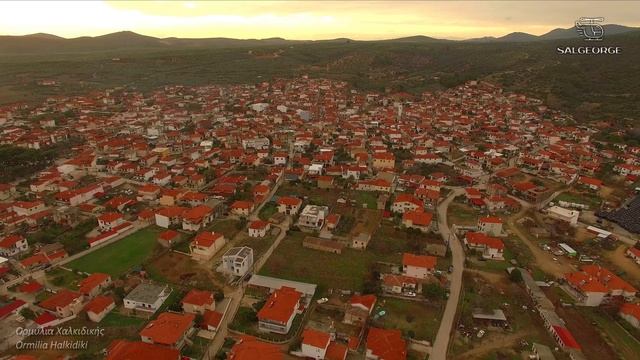 Ormilia Halkidiki // Ορμύλια Χαλκιδικής - ενα χωριό περικυκλωμένο απο ελιόδεντρα - drone video 4K смотреть онлайн