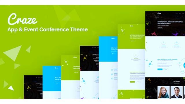 Craze - App Event & Conference WordPress Theme | Themeforest Website Templates and Themes смотреть онлайн