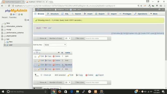 Delete Mysql data with php | Learn php step by step смотреть онлайн