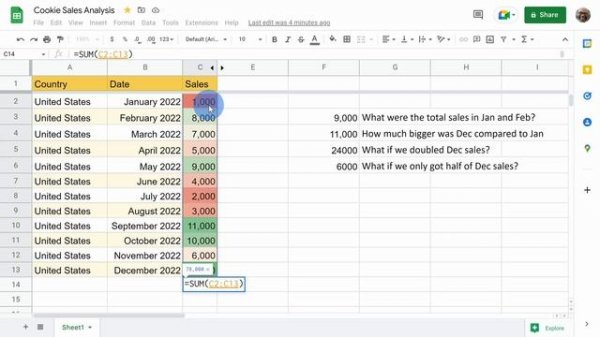 Google Sheets Tutorial for Beginners