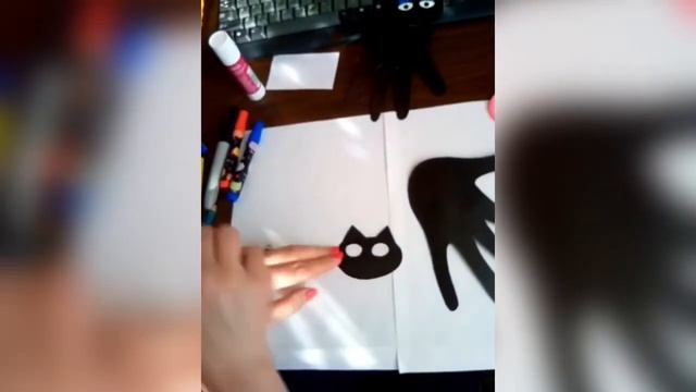 Аппликация «Котик» // Sunschool Molodezhniy // #оставайтесьдома смотреть онлайн