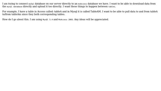 Connect mysql database to Ms Access directly смотреть онлайн
