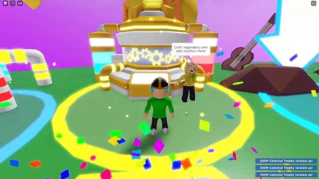 CRAFTING TONS OF RAINBOW SPIRIT OF SOUND PETS AND GETTING ON TOTAL PET POWER LEADERBAORD!! (Roblox) смотреть онлайн
