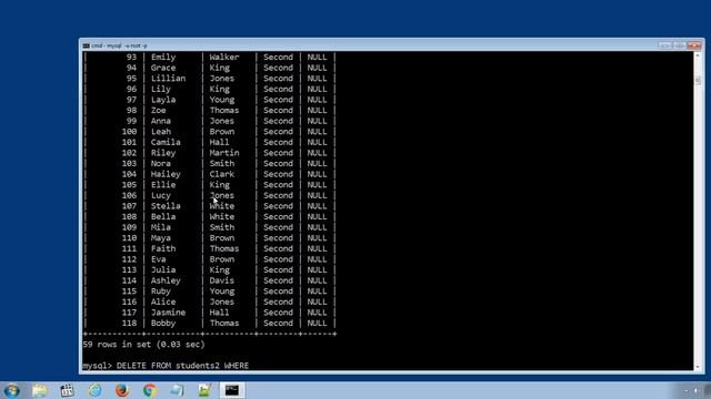 Learn How to Delete Data Rows using Delete Statement in SQL смотреть онлайн