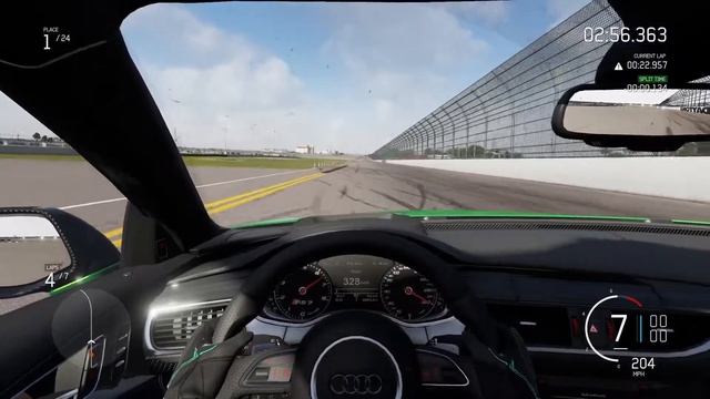 Forza Motorsport 6 Audi RS7 Sportback 2013@Daytona Tri-Oval смотреть онлайн