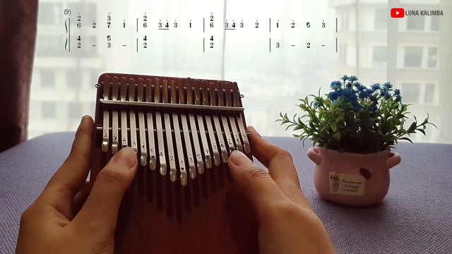 (kalimba tutorial) ODE TO JOY - from Beethoven's Symphony 9 | with notation tabs смотреть онлайн