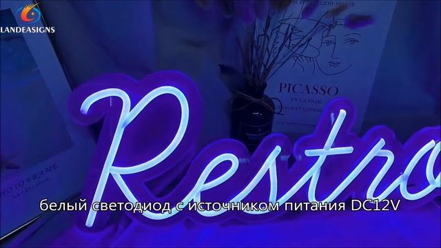 Новый продукт подгонял неоновую доску вело буквы неоновые открытые вывески для магазина,OEM,Китай,Ц смотреть онлайн
