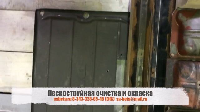 Пескоструйная очистка (обработка) деталей двигателя смотреть онлайн