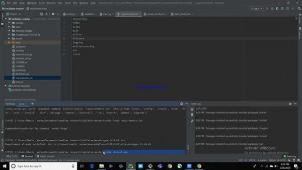 Setting virtual environment in Pycharm| Installing packages from make and requirements.txt file .