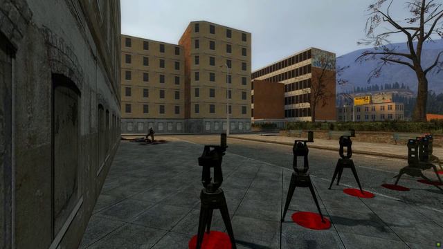 【Garry's Mod】  HECU  Turret  Vs. L4D Zombies