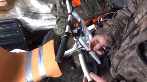 Мотобуксировщик. Рычаг газа. Простая доработка.Облегчить ход.