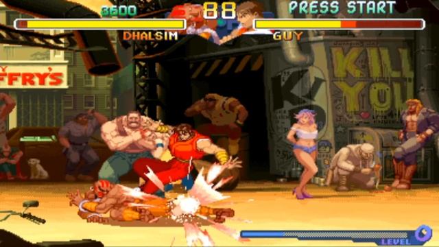 Street Fighter Alpha 2: How to select EX Dhalsim смотреть онлайн