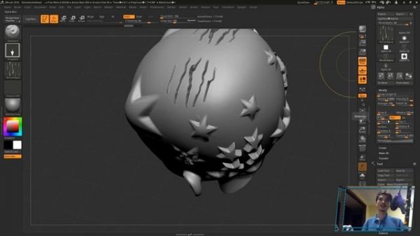 04 Zbrush для начинающих | Всё об Альфах (Alpha) (Урок)