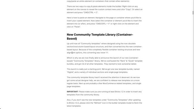 Bricks 1.3.2 - Auto-Scaling Canvas, Copy & Paste Elements, Sticky Elements смотреть онлайн