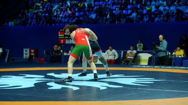 Final 3/5 FS 57 kg DIMCHYK RYNCHYNAU (BLR) LASHA LOMTADZE (GEO) смотреть онлайн