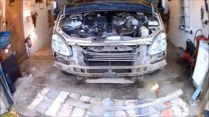 Поставил  тюнинговый бампер на Соболь-Баргузин 2004 г.в.