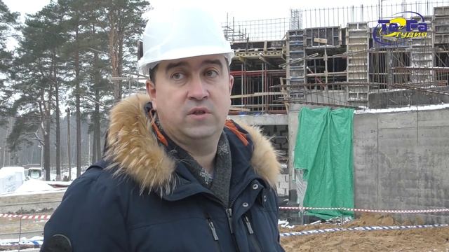 Строительство детского сада в Сосновом Бору идет с опережением графика. смотреть онлайн