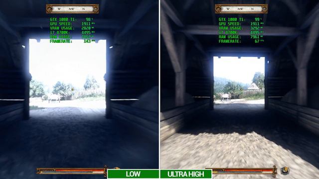 Kingdom Come Deliverance: Low vs Ultra Graphics Comparison смотреть онлайн