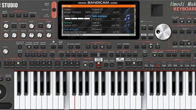 Навозиши баланд ситора MusicStudio Org2022