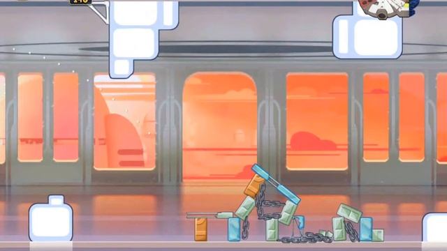 Angry Birds Star Wars 4-17 Cloud City Millennium Falcon Gold Medal смотреть онлайн