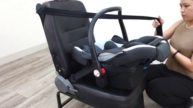 Jolly兒童汽車安全座椅(嬰兒提籃)汽車安裝方式