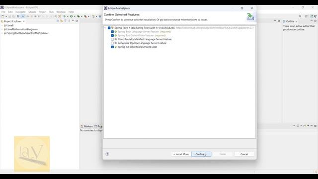 Install Spring Tool Suit 4 plugin to Eclipse | Java concepts by Jay Tutorial | смотреть онлайн