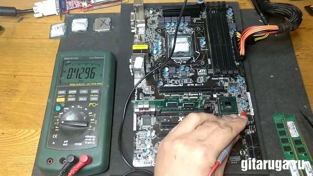 Восстановление дежурного питания Asrock B75 Pro3 смотреть онлайн