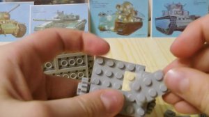 Танк Vickers Medium Mk. I,  из деталей ЛЕГО