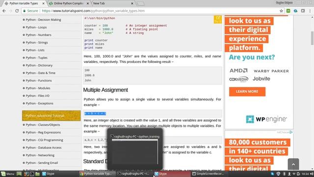 Python Online Training - Basics - Part 1 смотреть онлайн