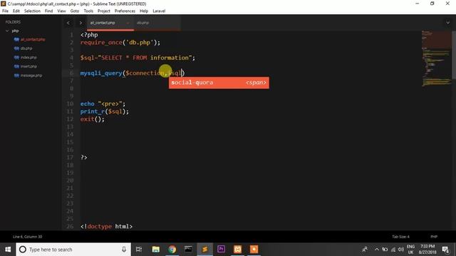 PHP bangla tutorial 2018 part-39, (read data ) смотреть онлайн