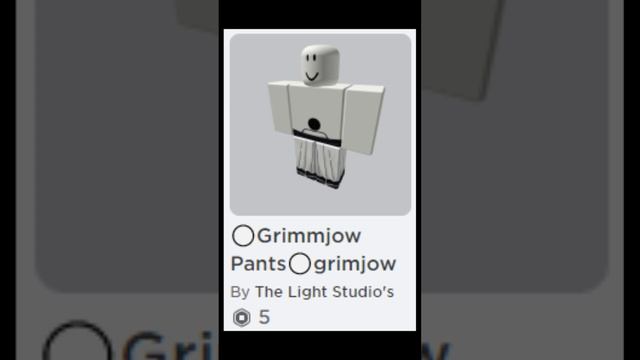 Make Grimmjow In Roblox [Bleach] #shorts смотреть онлайн