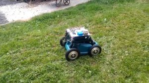 Самодельная газонокосилка робот