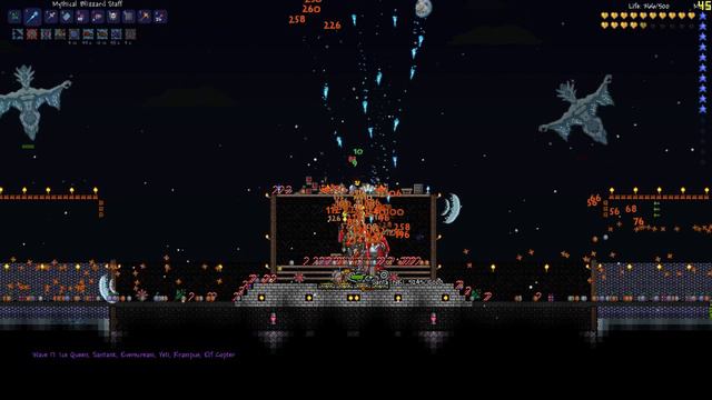 Terraria Mage, SOLO Frost Moon - Final Wave смотреть онлайн