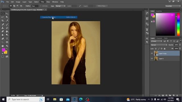 Auto Fix White Balance in Photoshop - 1 Minute Photoshop | Color Correction |Class #21| смотреть онлайн