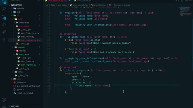 Clean Architecture Python (Remake) - 11 Implementando Casos de Uso (3) смотреть онлайн